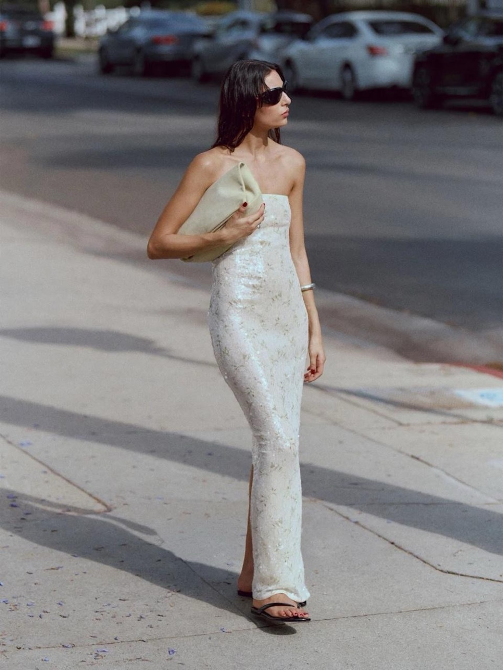 New, Reformation Ellison sequined Knit Dress with all tags attached